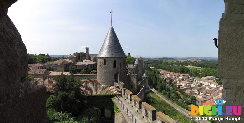 SX28282-5 Panorama La Cite, Carcassone